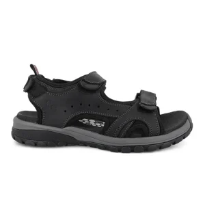 Green Comfort herresandal i nubuck - Sort